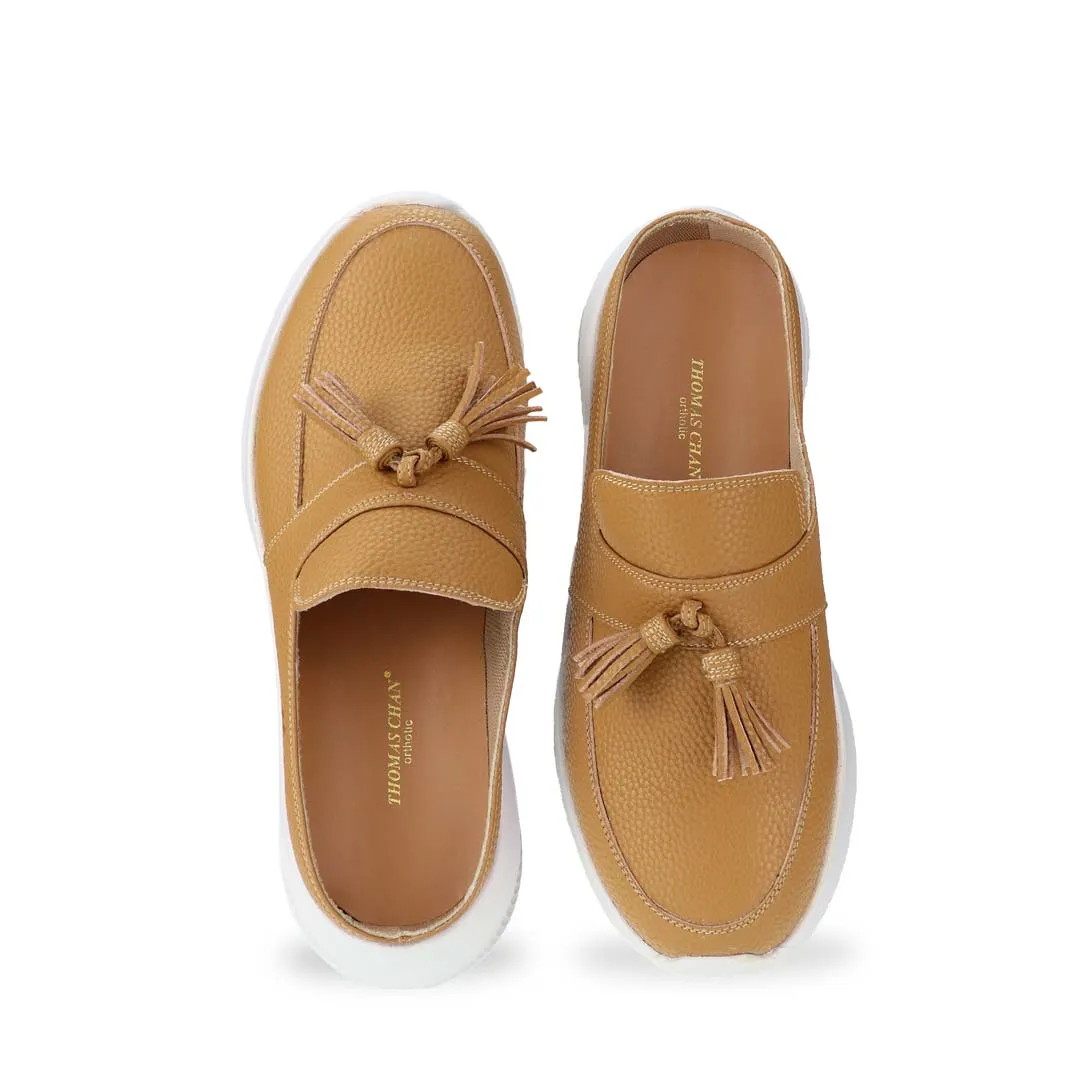 [20% off at cart] Feather-Light Tassel Slide-On Loafers [Smaller Fit]