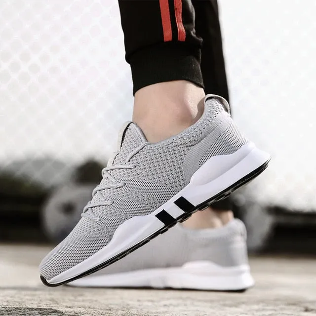 2019 Hot Sale Sport Trainers Men Casual Shoes Fashion Men Air Mesh Breathable Men Trainers Male Sneakers Shoes Big Size 39-47