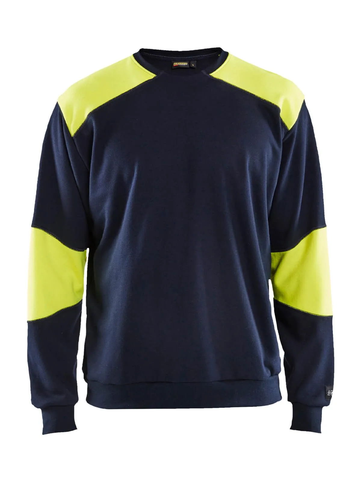 3458-1762&#x20;High&#x20;Vis&#x20;Work&#x20;Sweater&#x20;Fireproof&#x20;-&#x20;Bl&#xE5;kl&#xE4;der