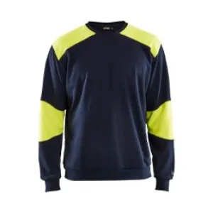 3458-1762&#x20;High&#x20;Vis&#x20;Work&#x20;Sweater&#x20;Fireproof&#x20;-&#x20;Bl&#xE5;kl&#xE4;der