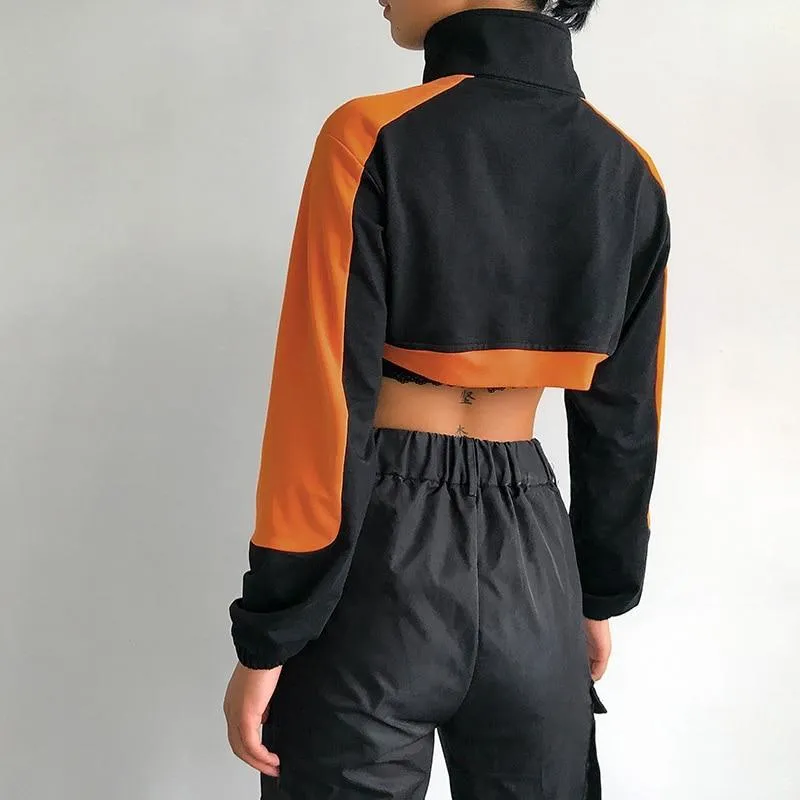 80s Crop Top Sweatshirt