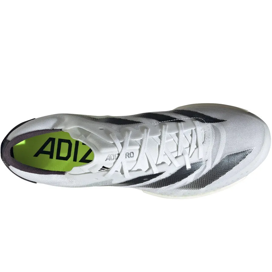 adidas Adizero Ambition Running Spikes Cloud White / Core Black / Green Spark