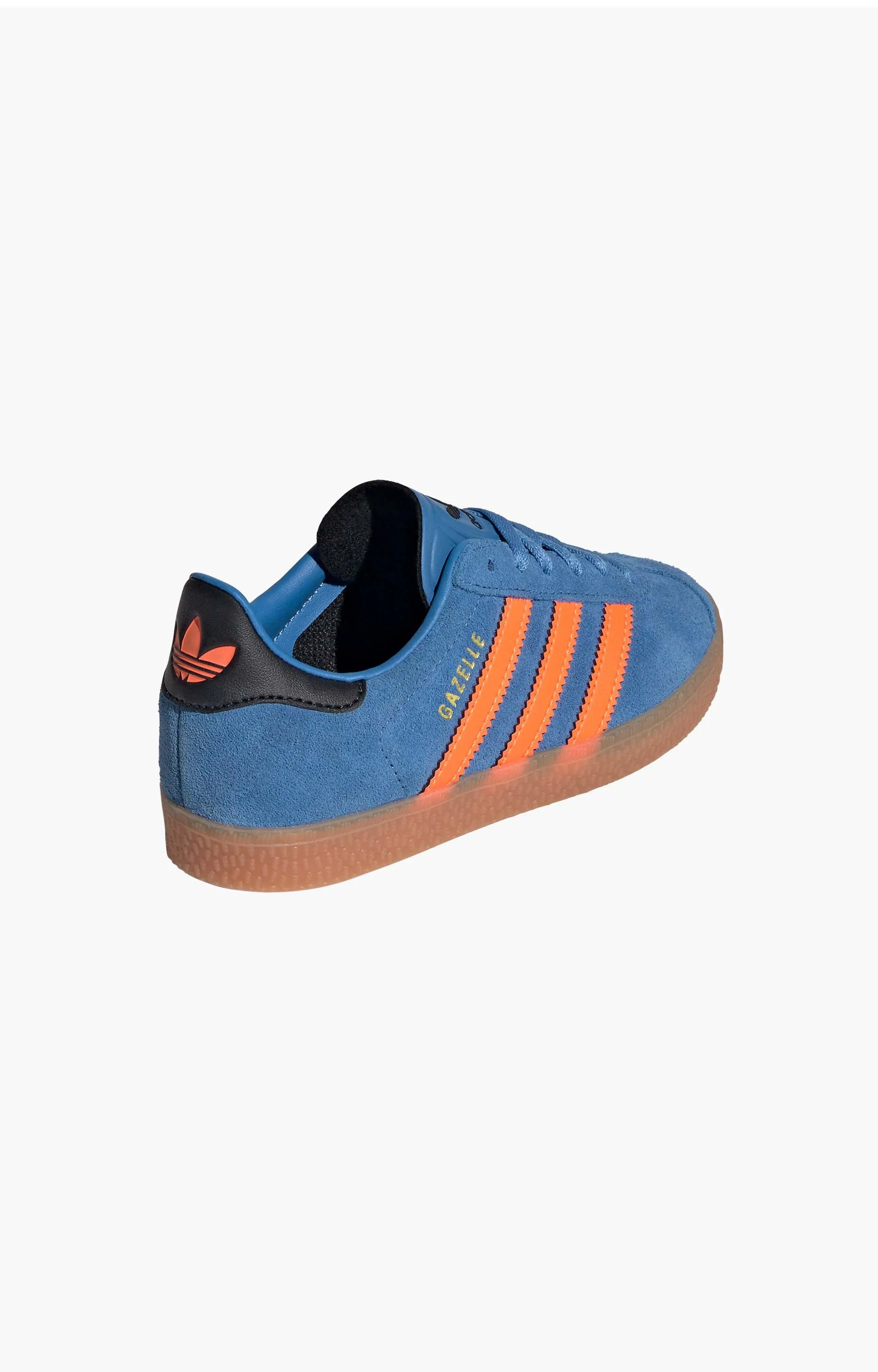 Adidas Gazelle Youth Shoe, Blue/Orange/Black