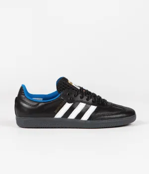 Adidas Gino Iannucci Samba ADV Shoes - Core Black / FTWR White / Bluebird