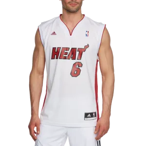 Adidas Men's Miami Heat Lebron James NBA Replica Jersey