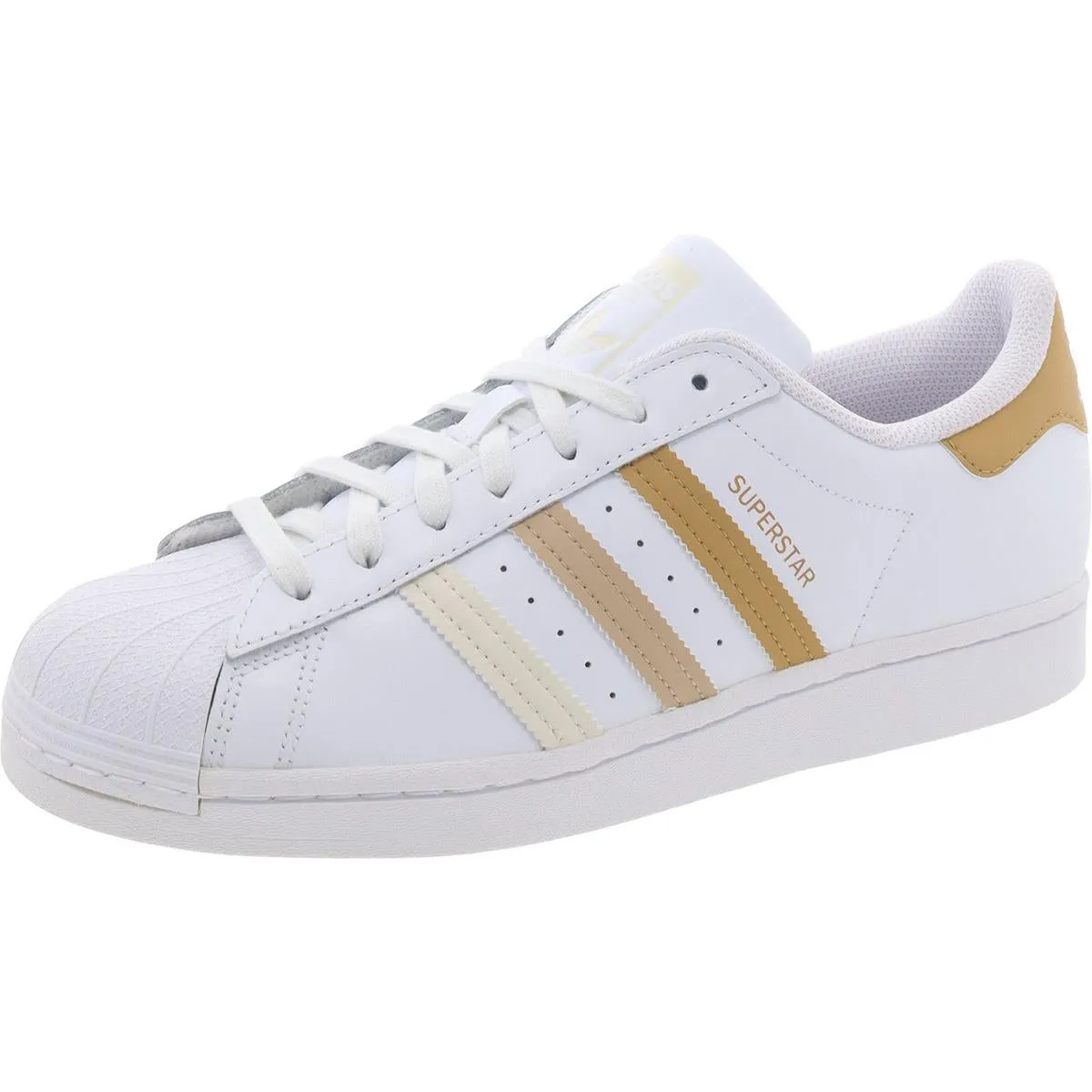 adidas Originals Mens Superstar Lace-Up Casual Casual And Fashion Sneakers