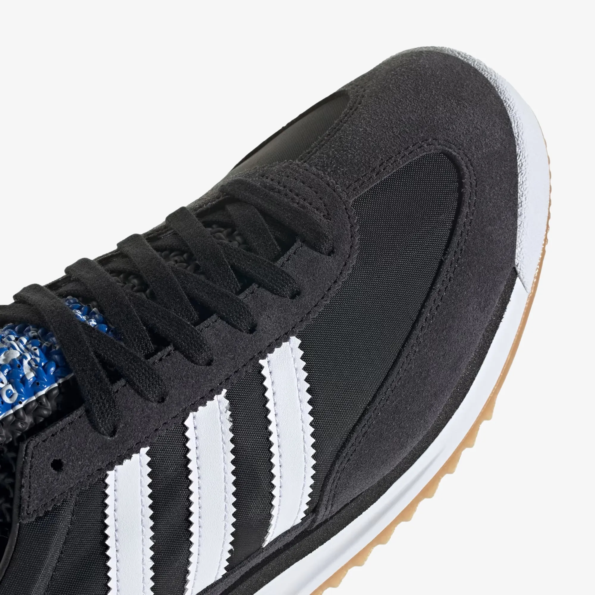 ADIDAS ORIGINALS | SL 72 RS { CORE BLACK/CLOUD WHITE/BLUE