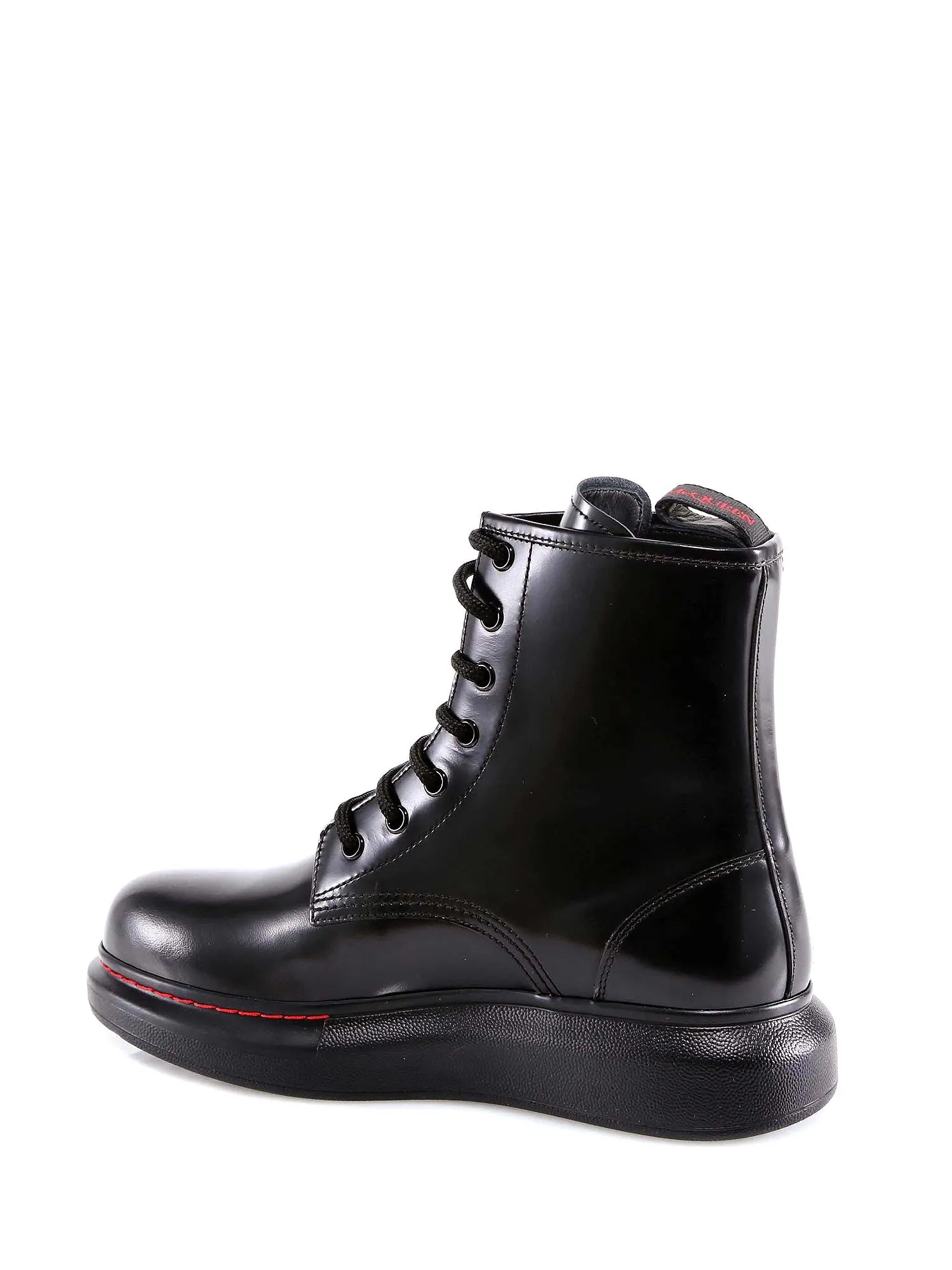 Alexander McQueen Lace-Up Combat Boots