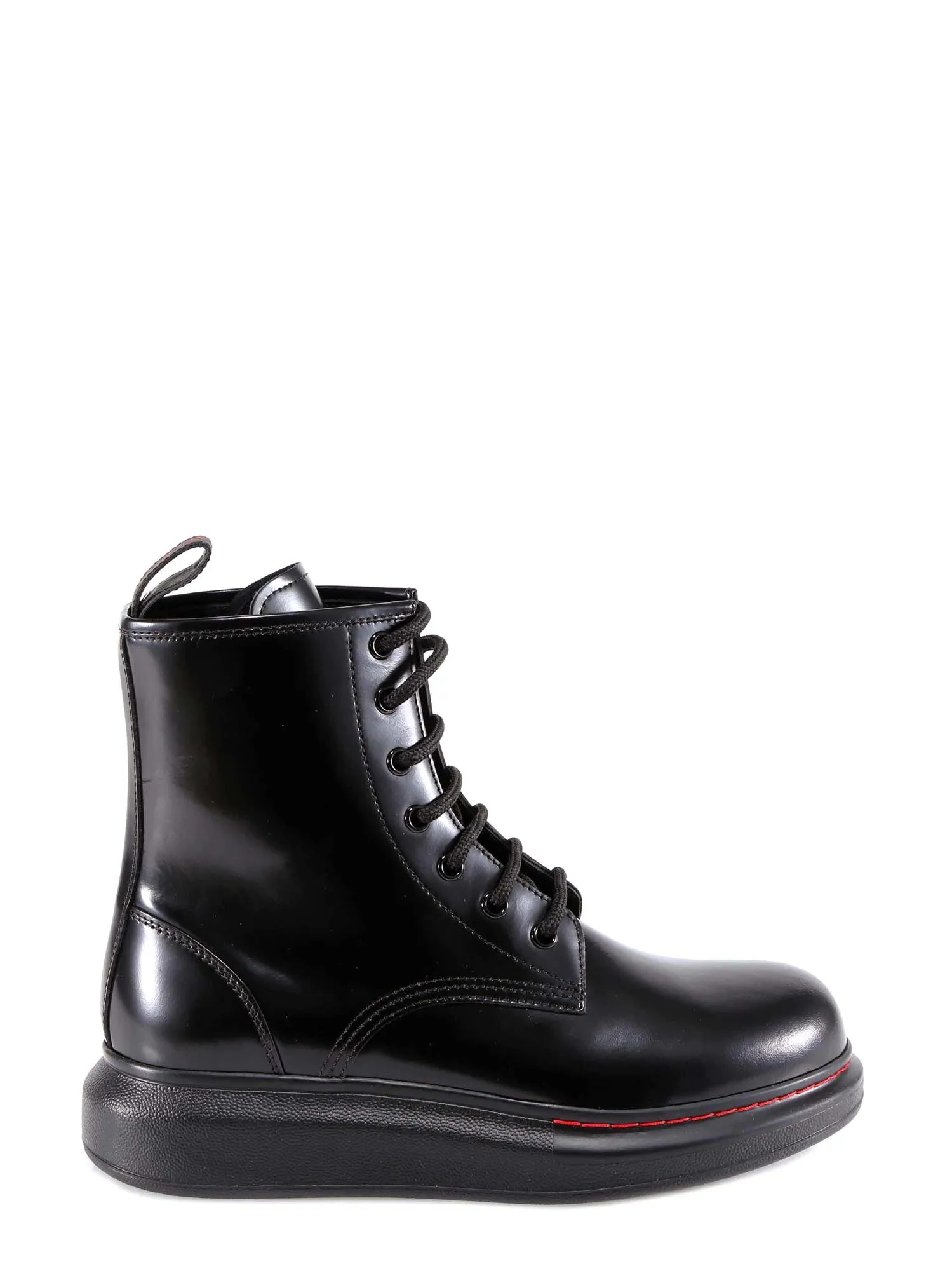 Alexander McQueen Lace-Up Combat Boots