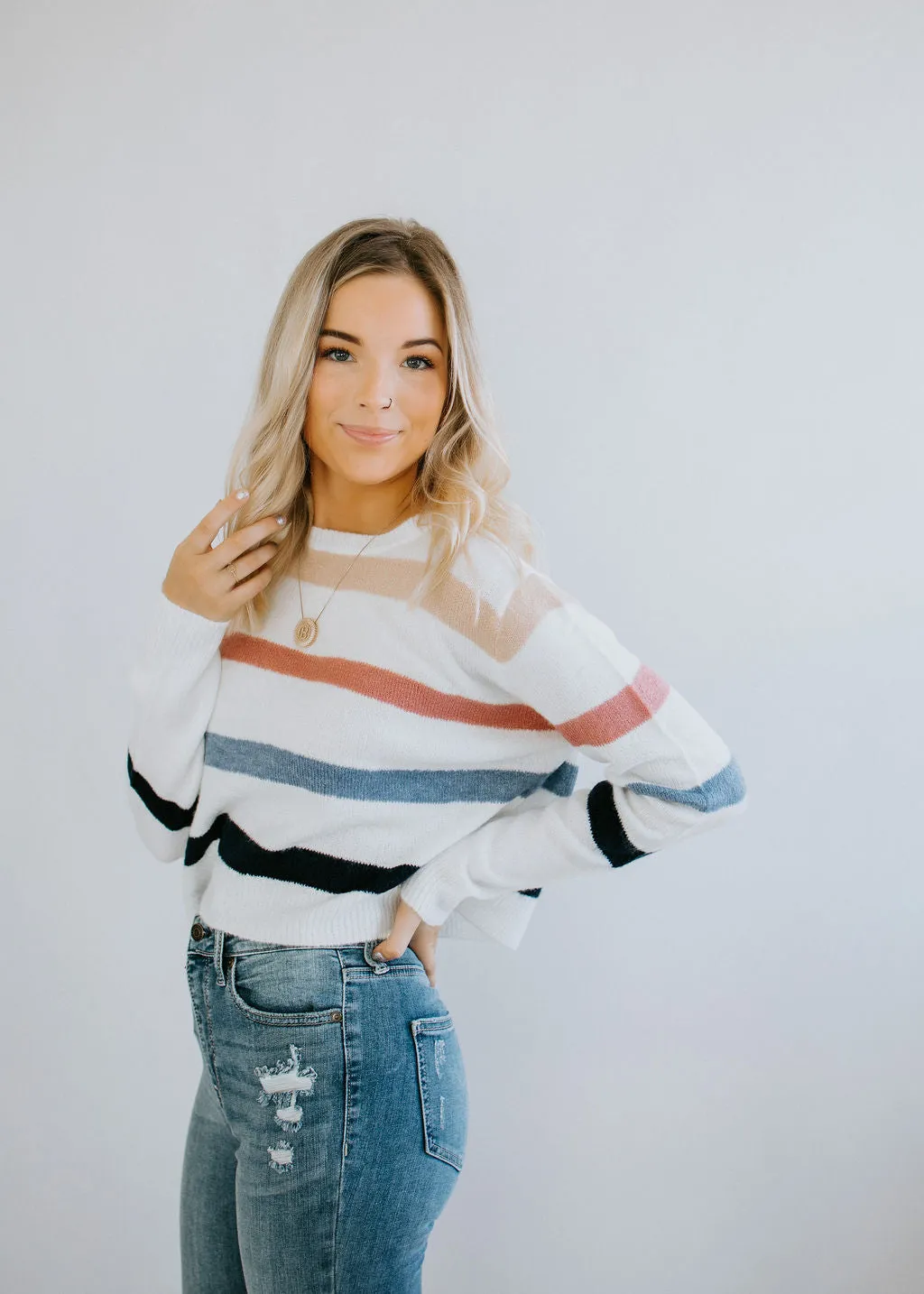 Always Trendy Crop Sweater