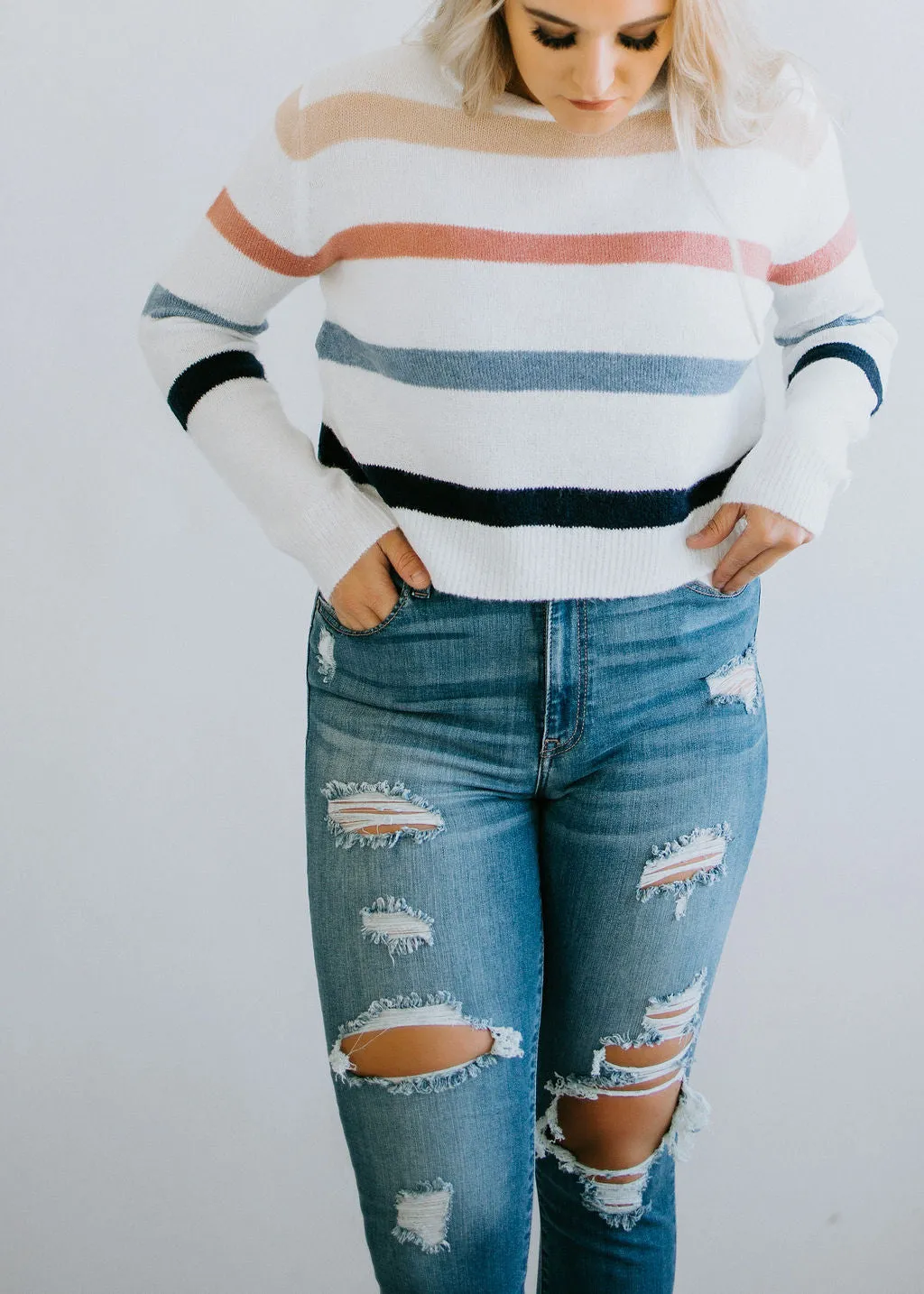 Always Trendy Crop Sweater