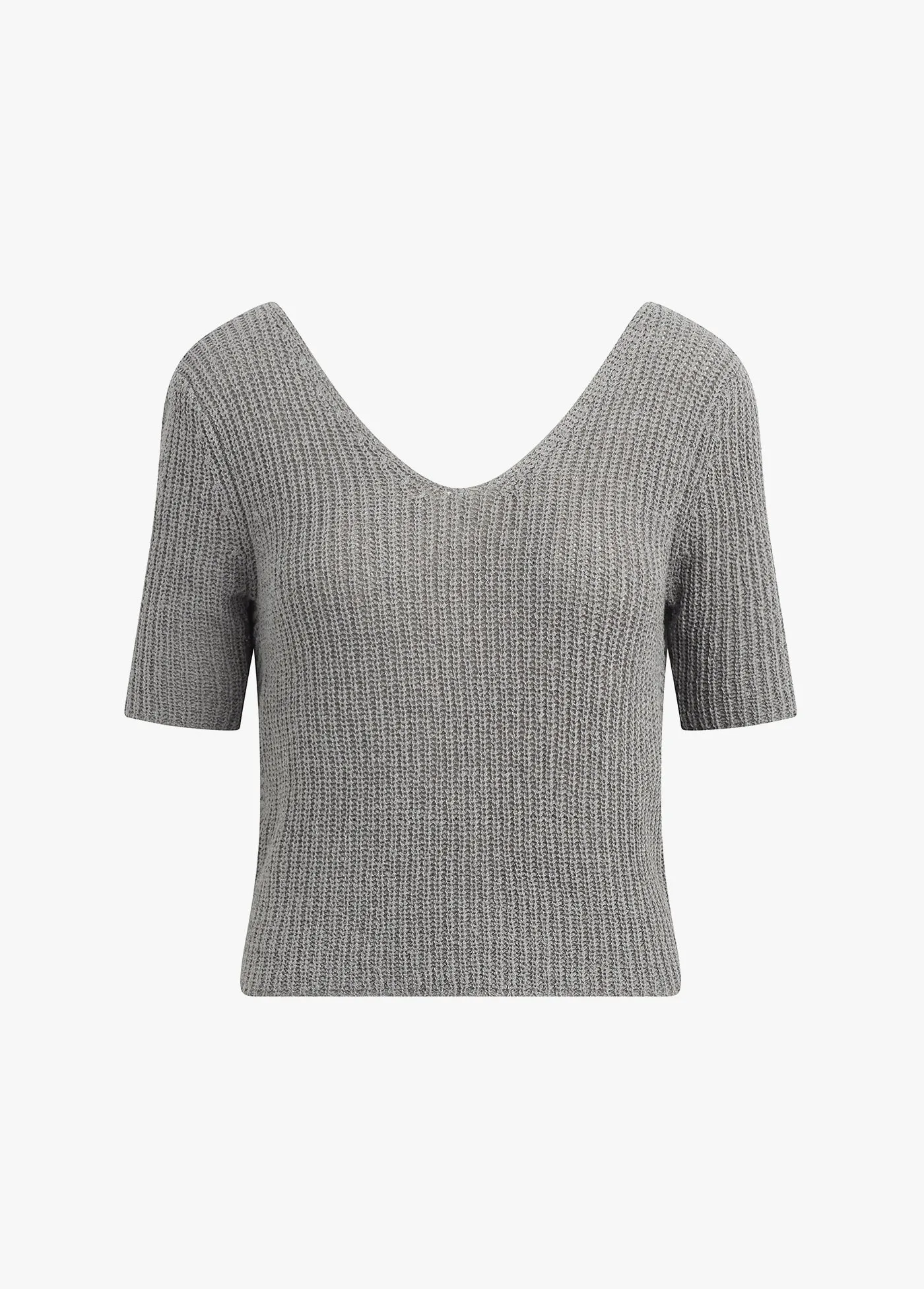 ALYSSA REVERSIBLE TWIST BACK SWEATER