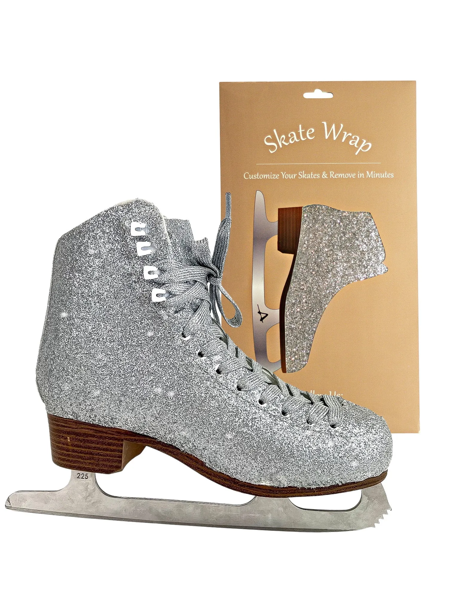 American Skate Wrap Womens, Sparkle Silver