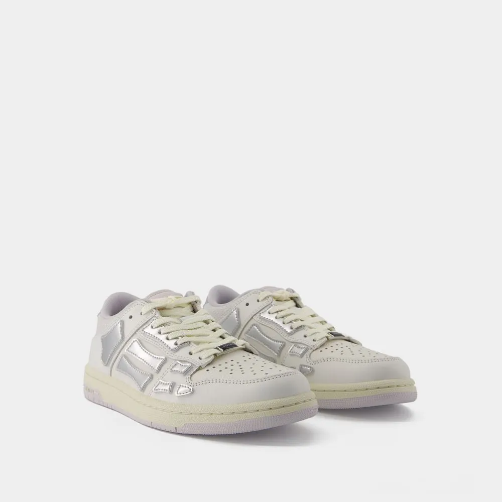 AMIRI Metallic Sheen Low-Top Sneakers