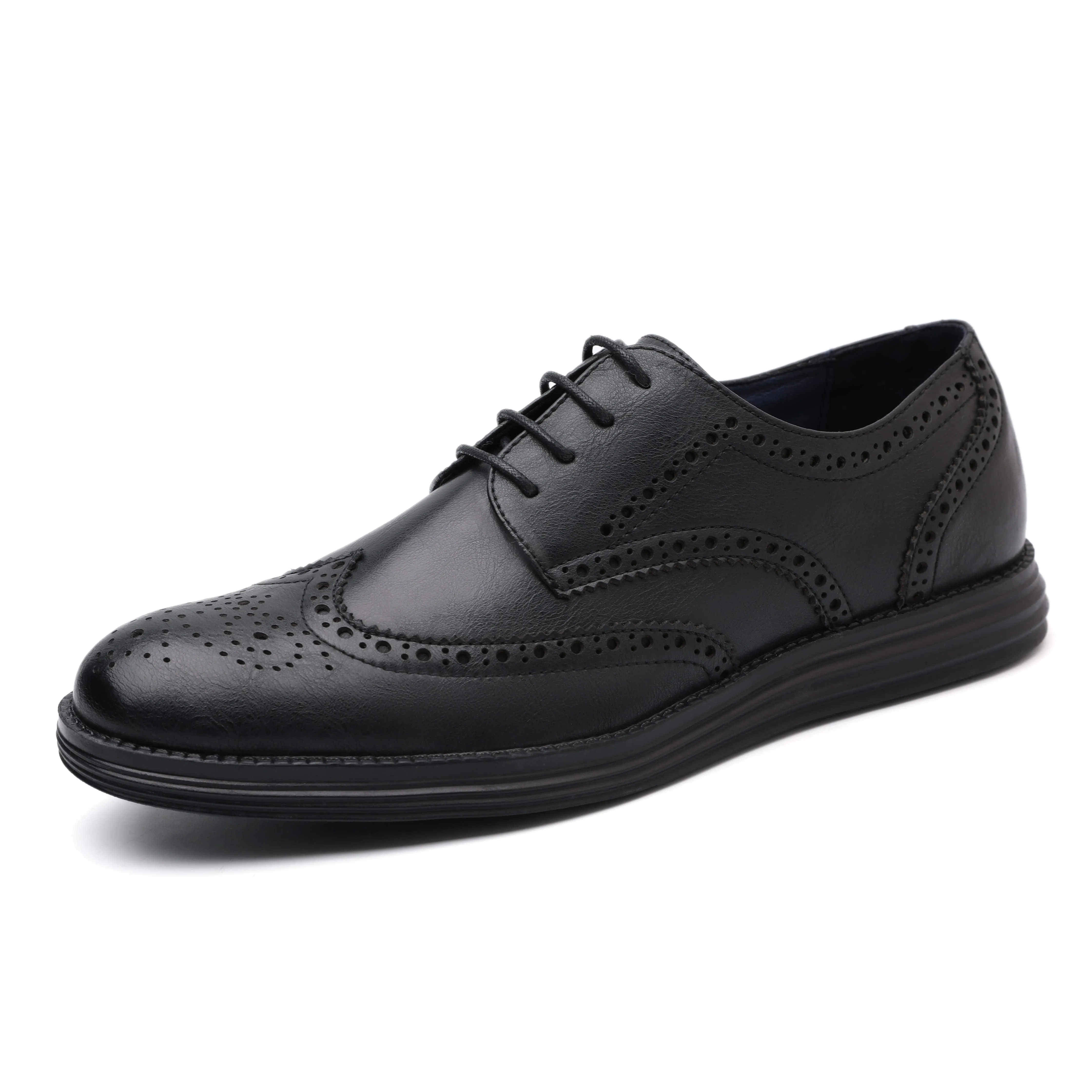 Angelo Ricci™ Genuine Leather Brogue Business Style Elegant Shoes