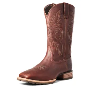 Ariat Men's Hybrid Big Boy Back Zip Western Boot, Peanut