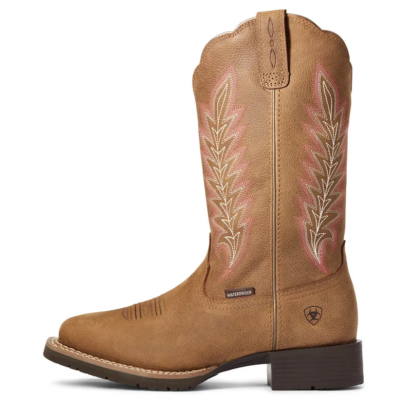 'Ariat' Women's 11" Hybrid Ramble WP Western - Pebble Tan