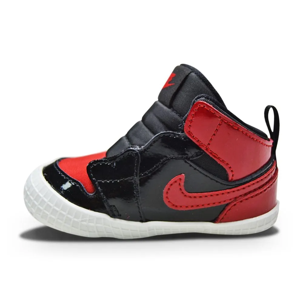 Babies Nike Jordan 1 Crib Bootie  (PS) - AT3745 063- Black Varisity Red White