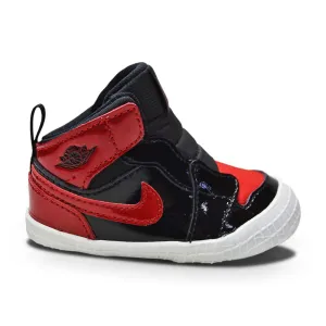 Babies Nike Jordan 1 Crib Bootie  (PS) - AT3745 063- Black Varisity Red White