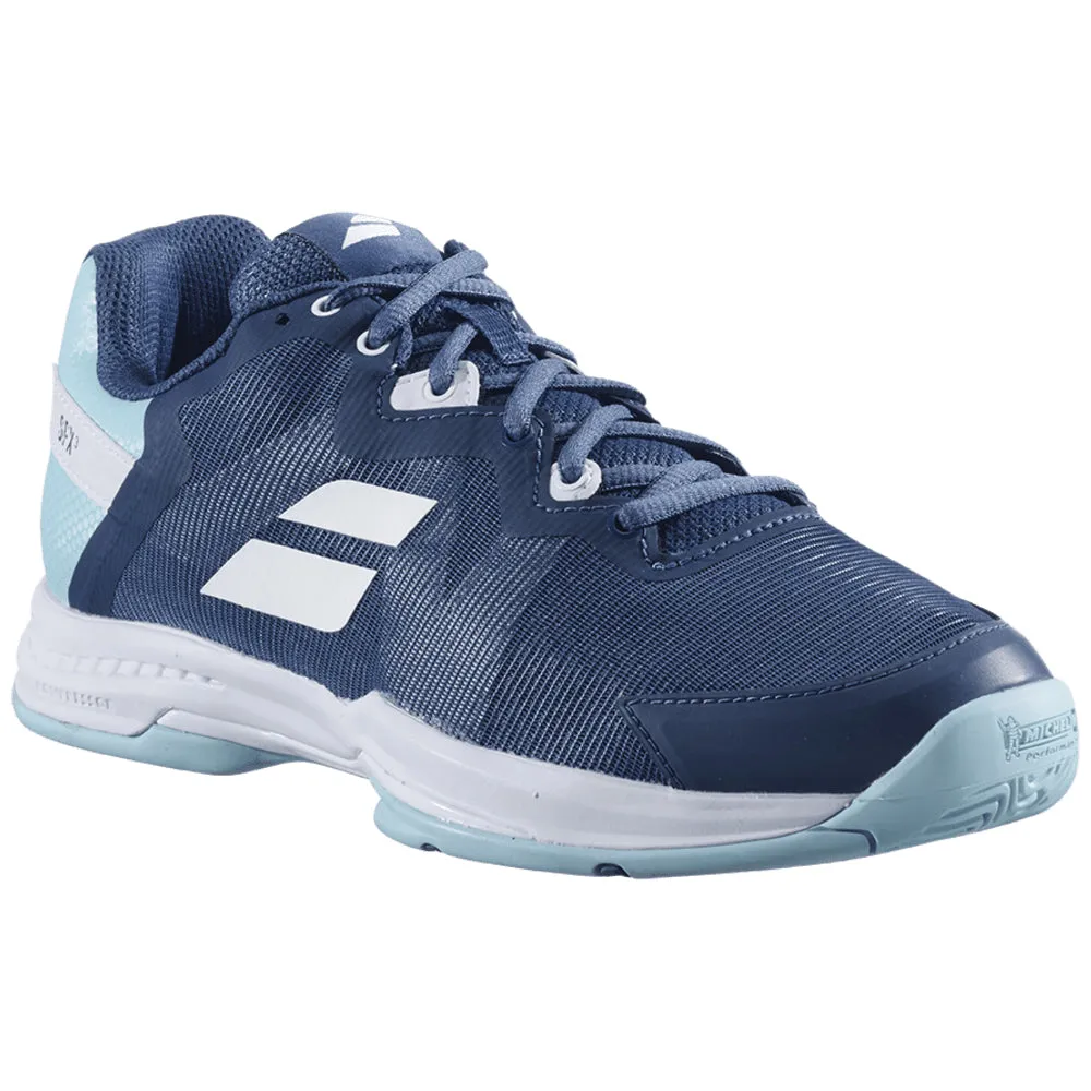 Babolat SFX3 All Court Tennis Shoes (Ladies) - Deep Dive/Blue