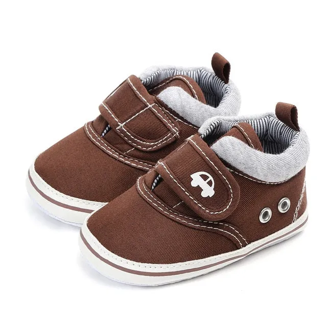 Baby Boys and Girls Shoes Sole Soft Canvas Solid Footwear For Newborn Baby Shoes Toddler Crib Moccasins 14 Styles Available