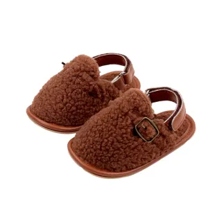 Baby Sherpa Slip Ons - Brown