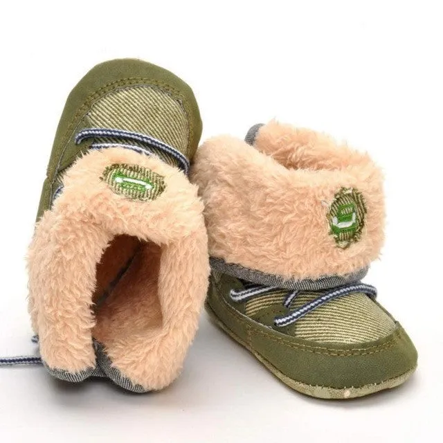 Baby Snow Boots Soft Crib Shoes Toddler Boots children footwear Kids shoes for boys