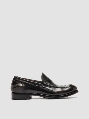 BALANCE 017 - Brown Penny Leather Loafers