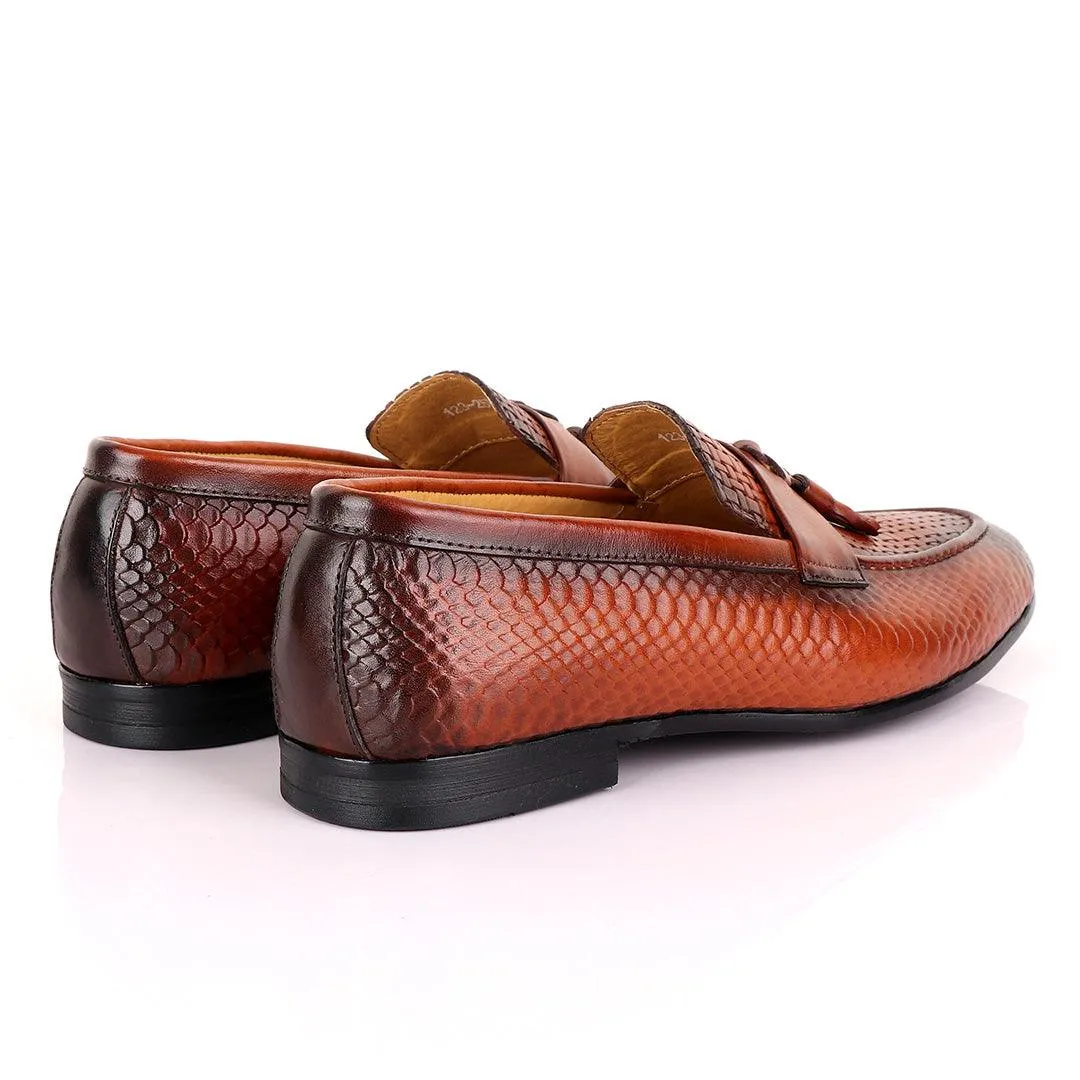 Berluti Tassel Leather  Men's Shoe-Brown