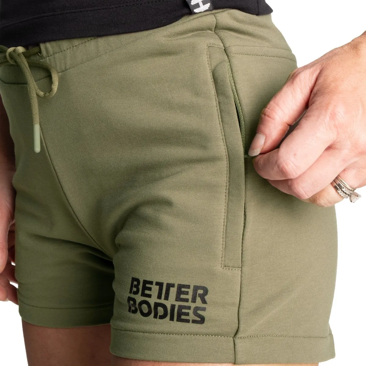 Better Bodies Empire Sweatshorts - Washed Green