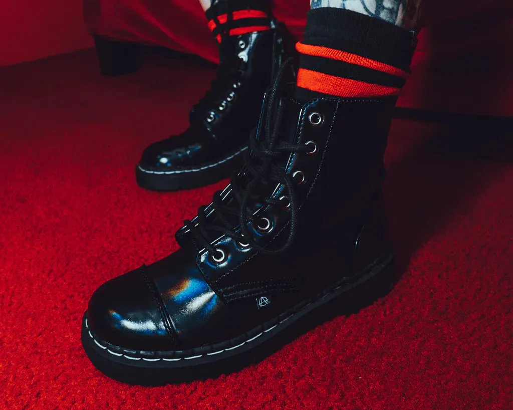 Black Oil Haze 7-Eye Anarchic Boot