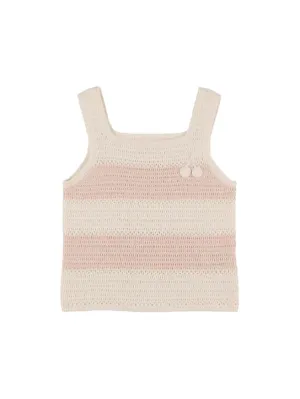 Bonpoint   Hand-crocheted cotton crop top 