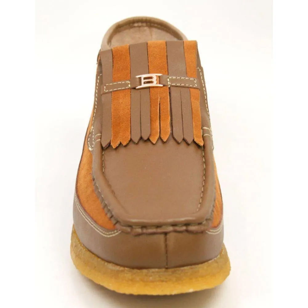 British Walkers Apollo Men's Rust Leather and Suede