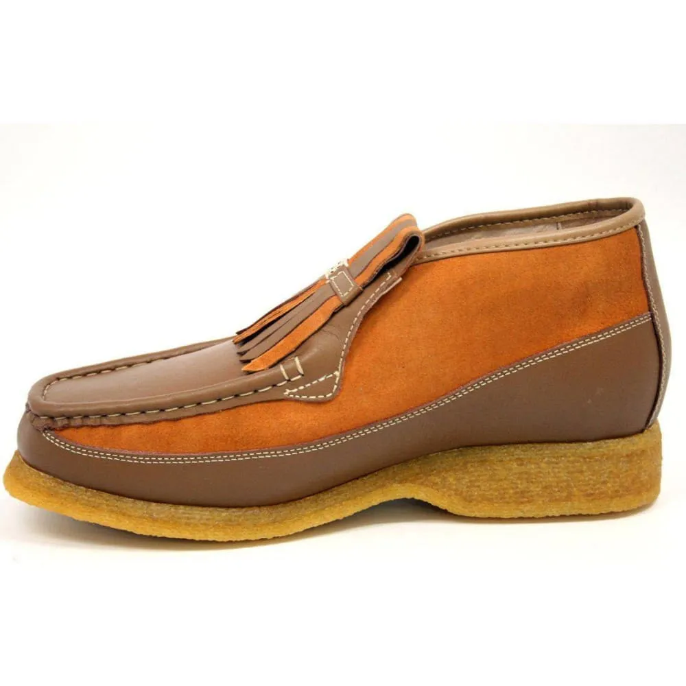 British Walkers Apollo Men's Rust Leather and Suede