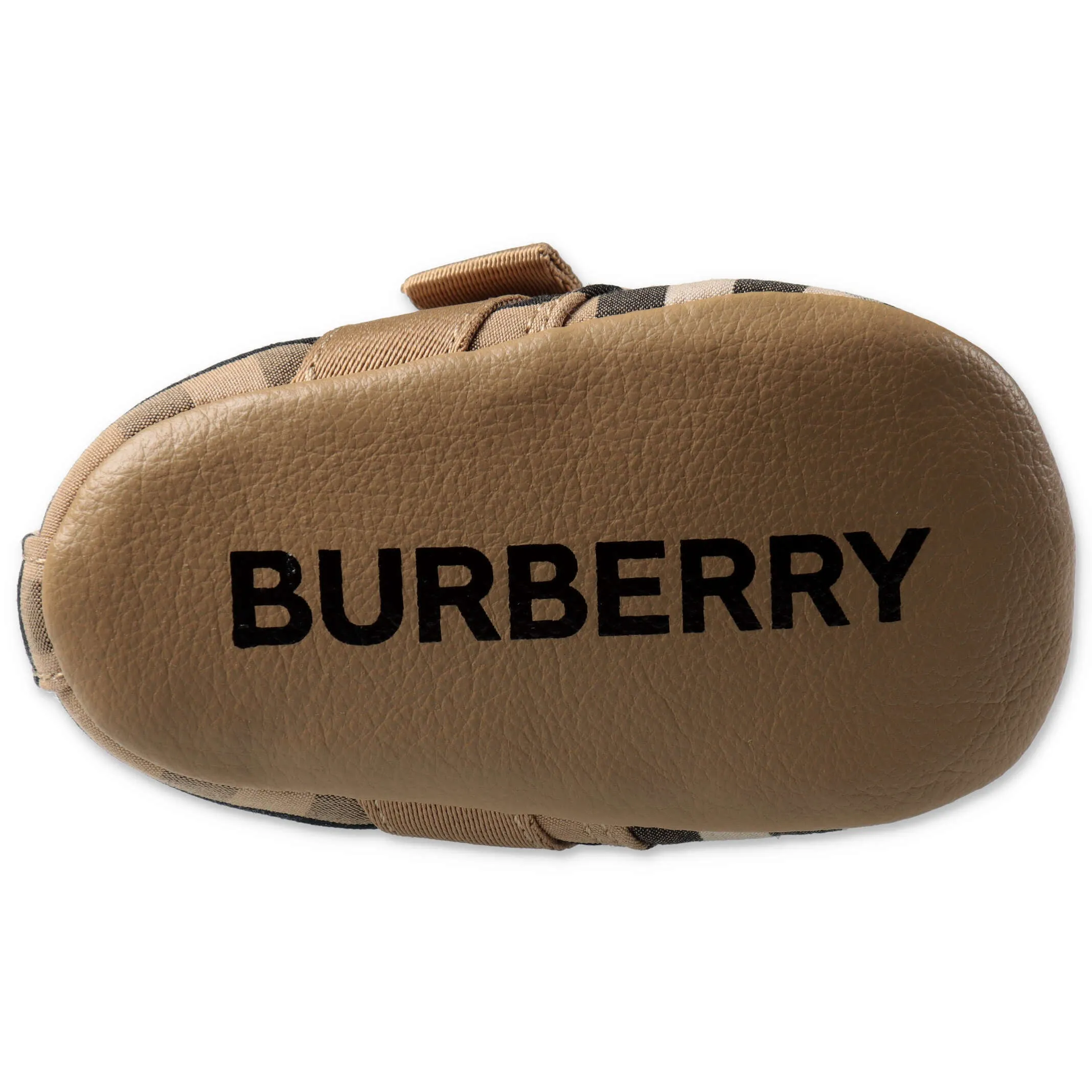 Burberry Kids Vintage Check Crib Shoes