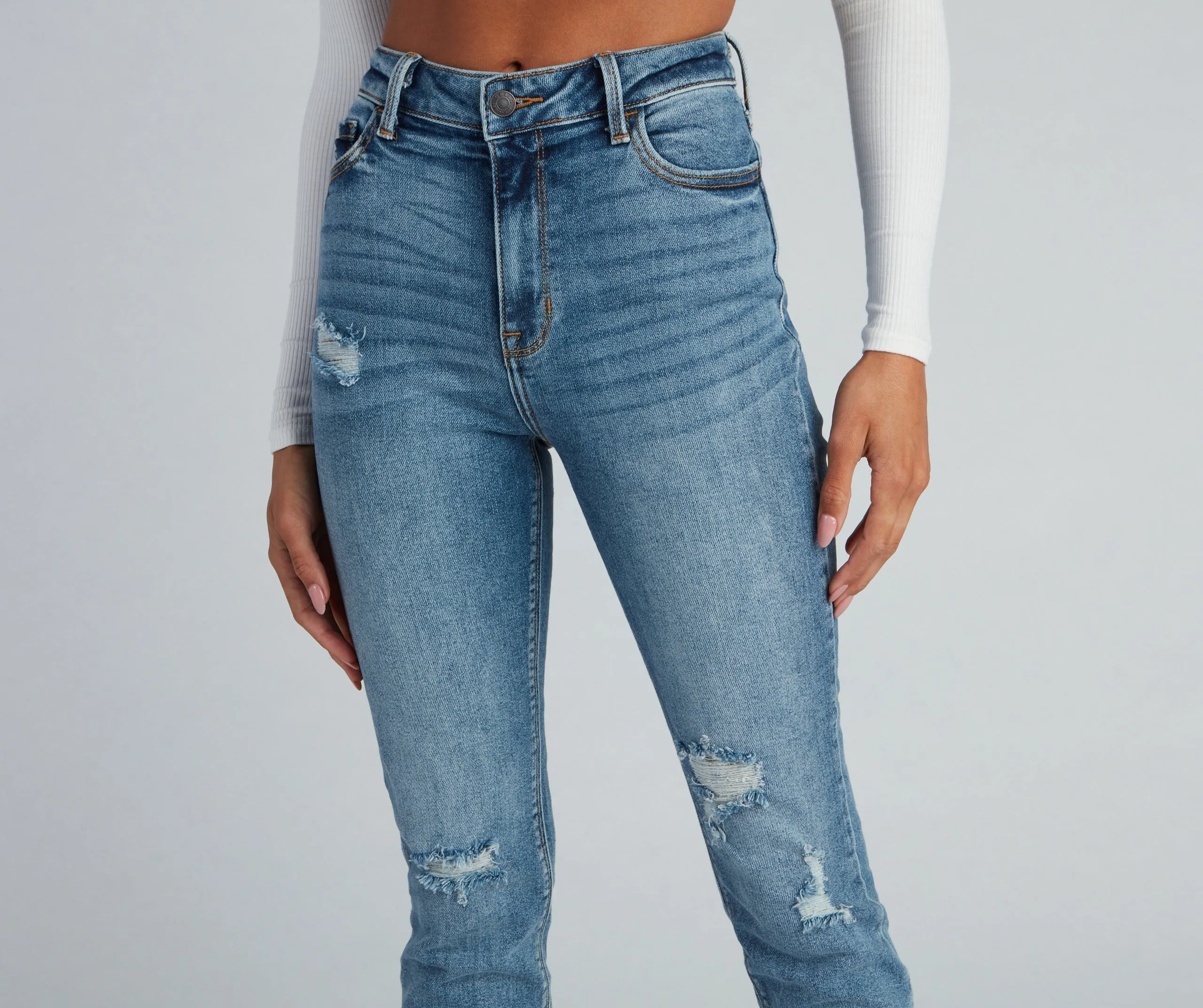 Casual Vibes High-Rise Skinny Jeans