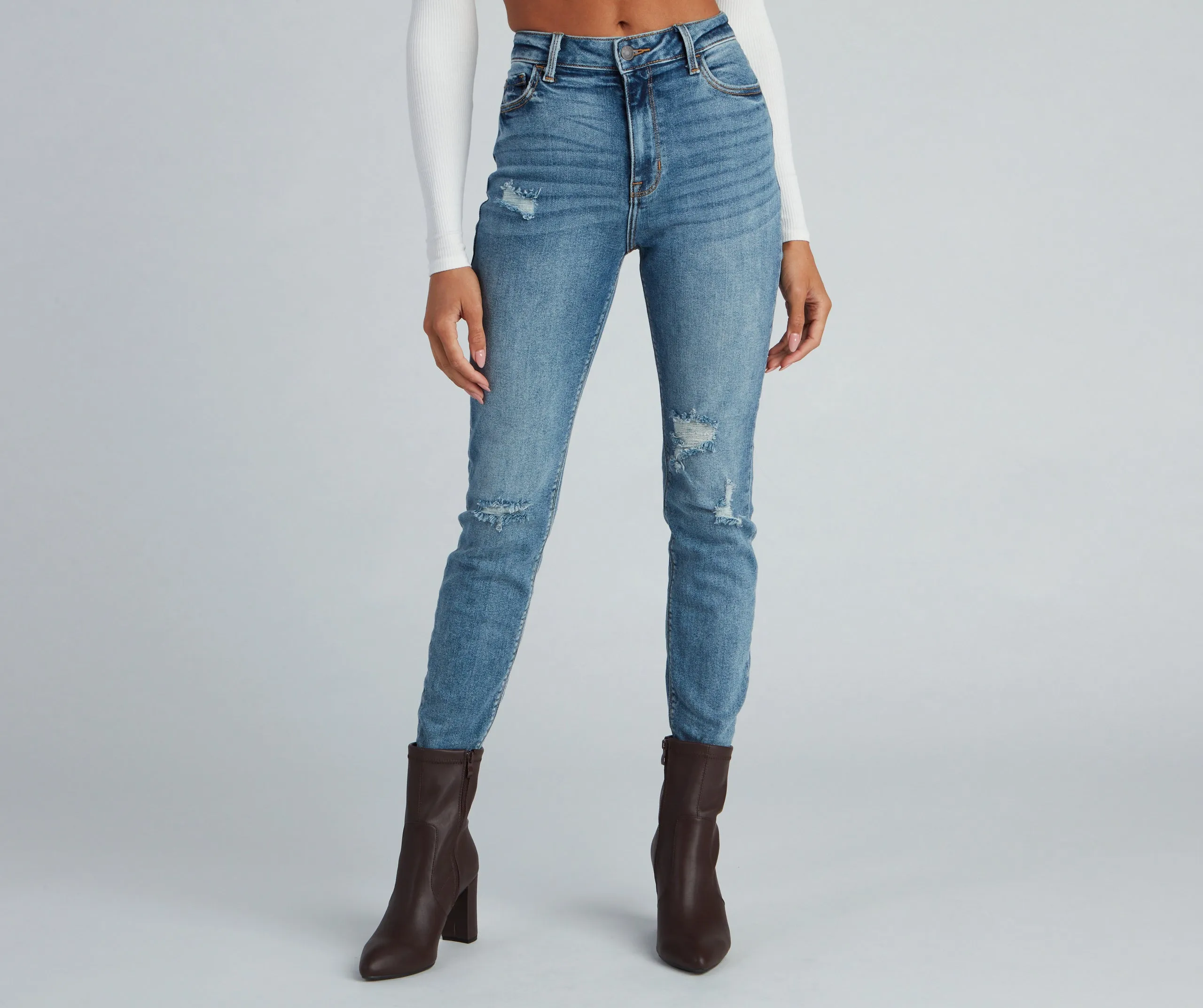 Casual Vibes High-Rise Skinny Jeans