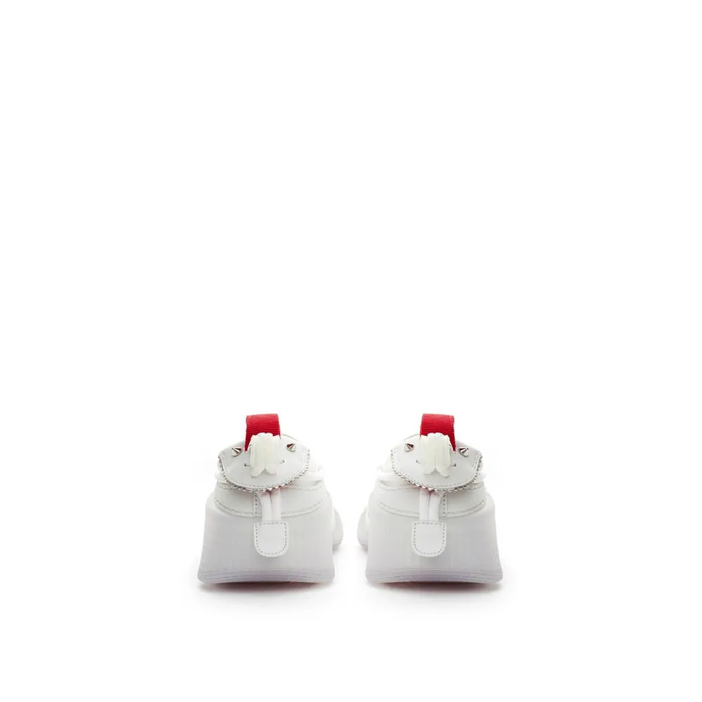 Christian Louboutin Pristine White Leather Sneakers