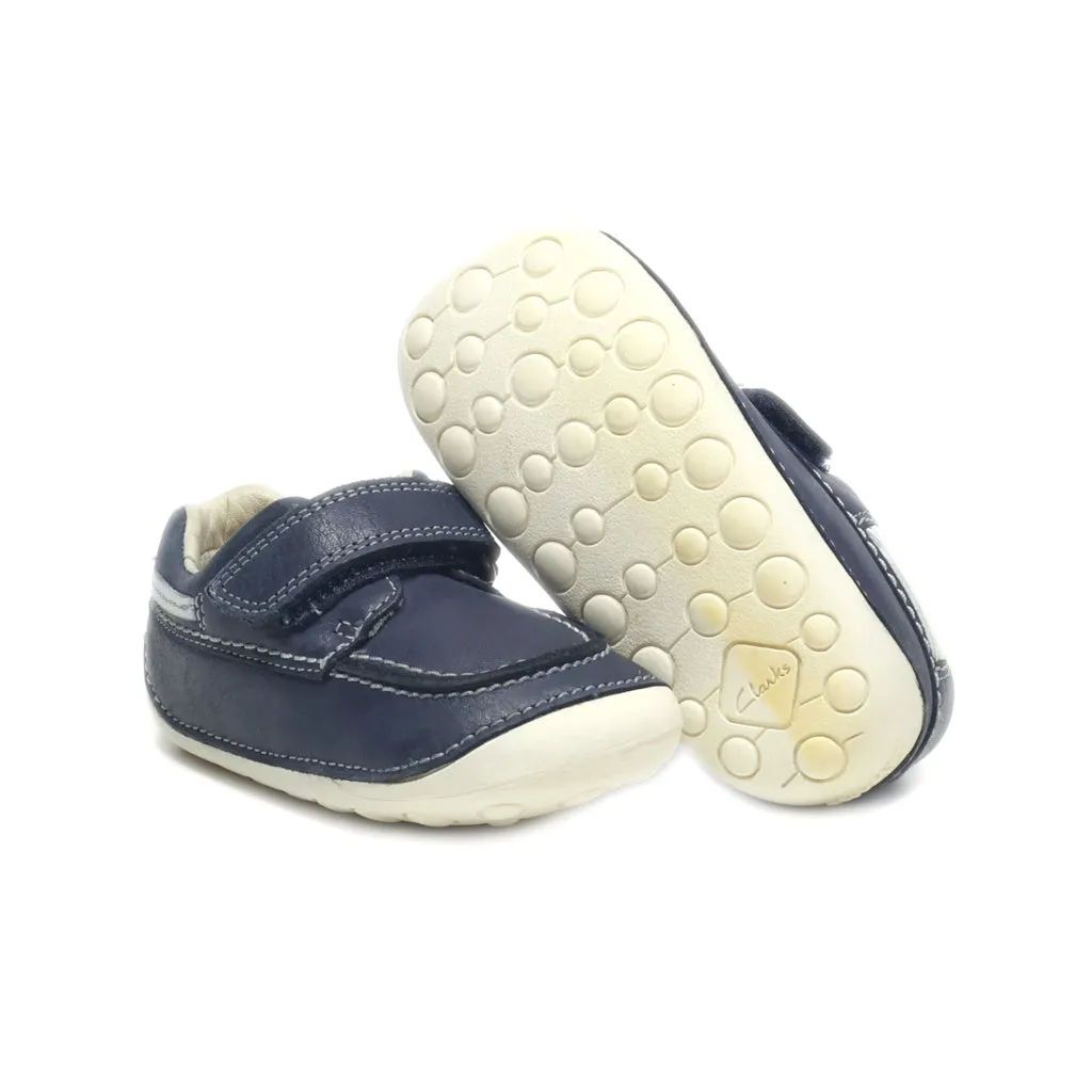 Clarks Walkers Leather Blue Colour For Kids