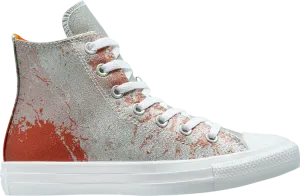 Converse Wmns Chuck Taylor All Star High Hybrid Shine - Gradient Fire Pit, Orange