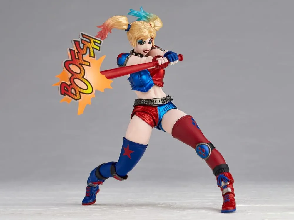 DC Comics Amazing Yamaguchi Revoltech No.015EX Harley Quinn (New Color Ver.)