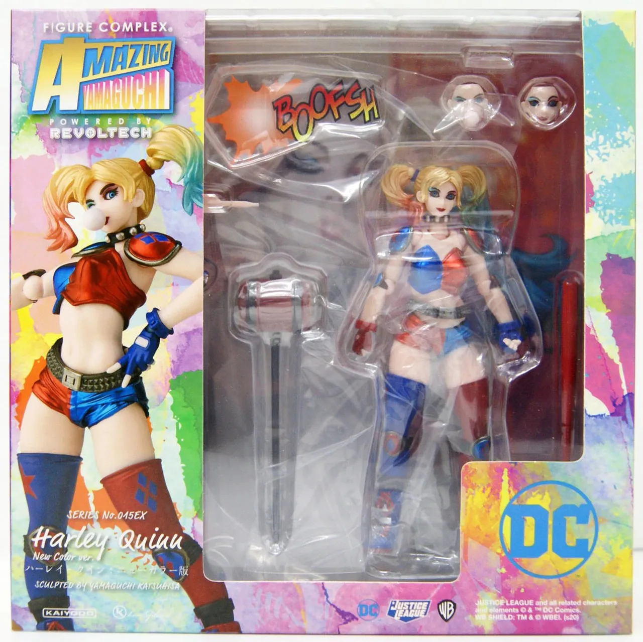 DC Comics Amazing Yamaguchi Revoltech No.015EX Harley Quinn (New Color Ver.)