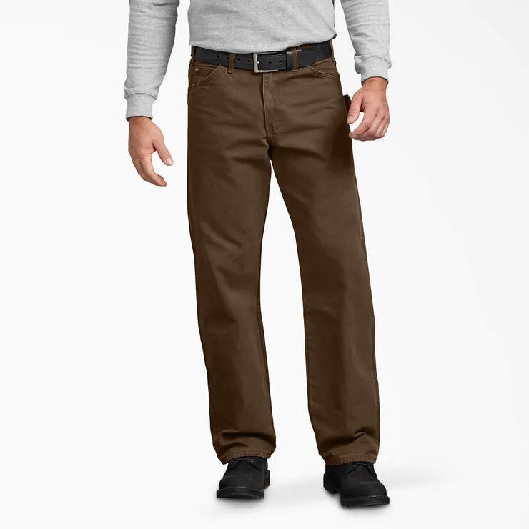 Dickies Men's Relaxed Fit Sanded Duck Carpenter Pants