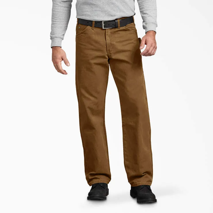 Dickies Men's Relaxed Fit Sanded Duck Carpenter Pants