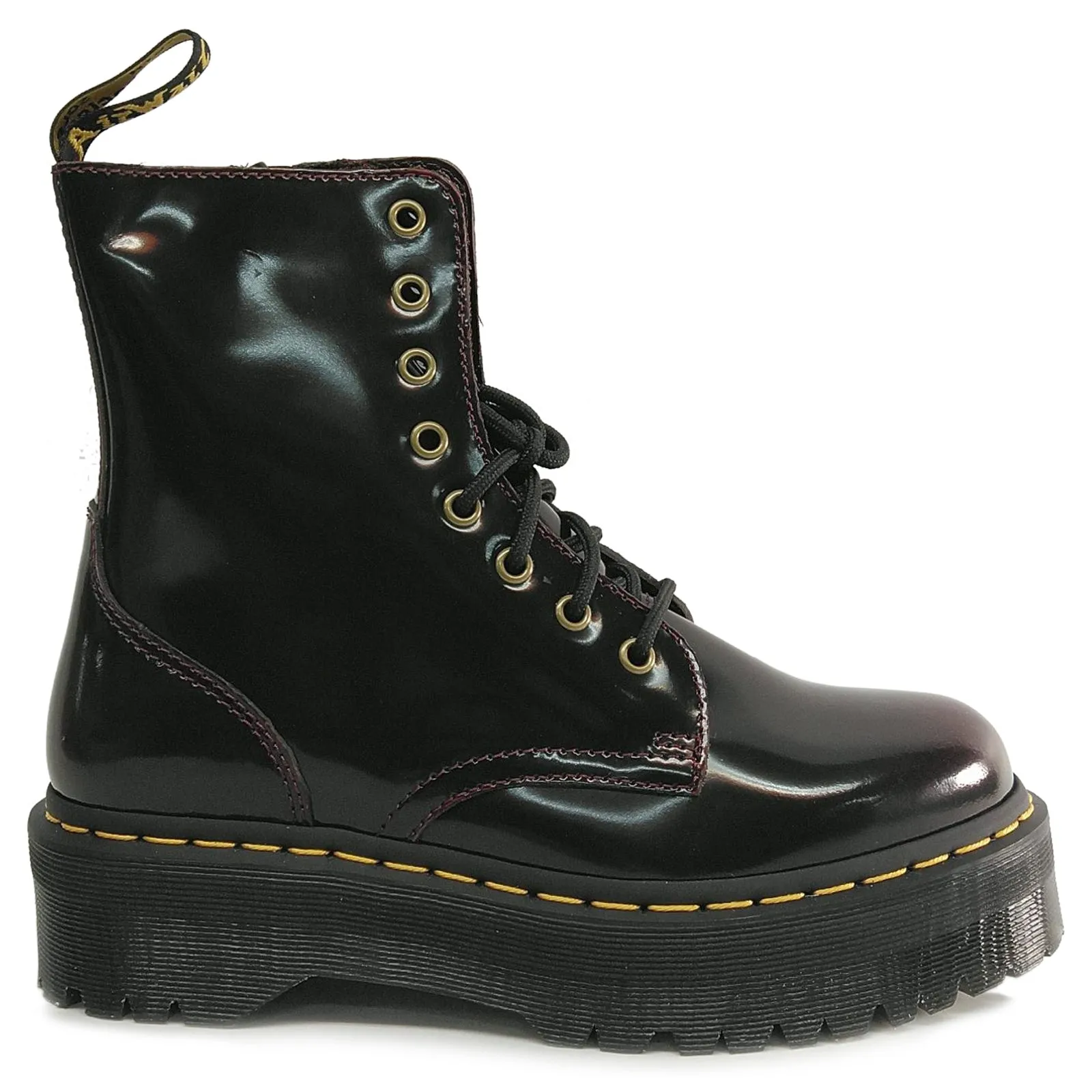 Dr.Martens Womens Boots Jadon Lace-Up Zip Ankle - UK 4