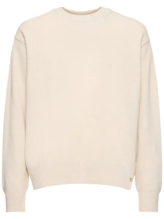 Dunst   Buttoned crewneck unisex sweater 