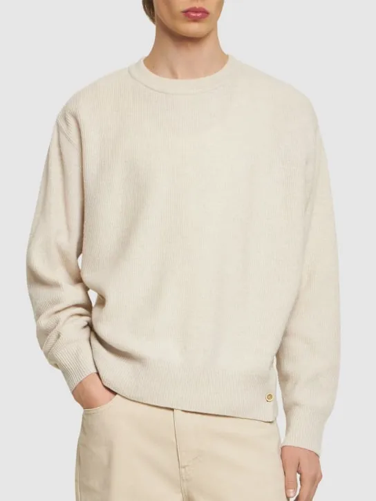 Dunst   Buttoned crewneck unisex sweater 