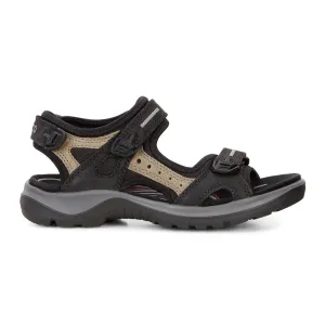 Ecco - Men's Yucatan Black/Mole Sandals 069564-50034