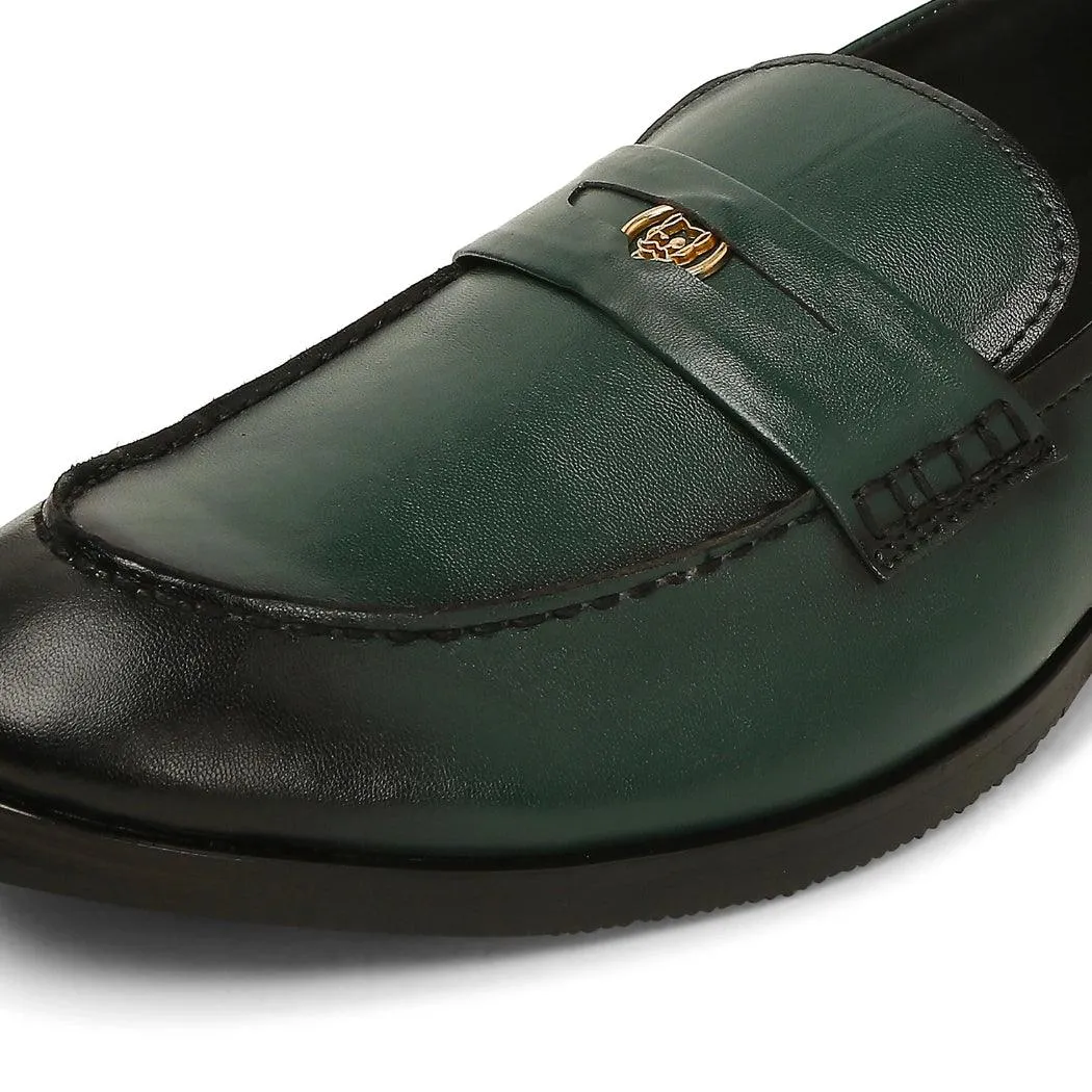 Elbono- Forest Green Penny Slip On