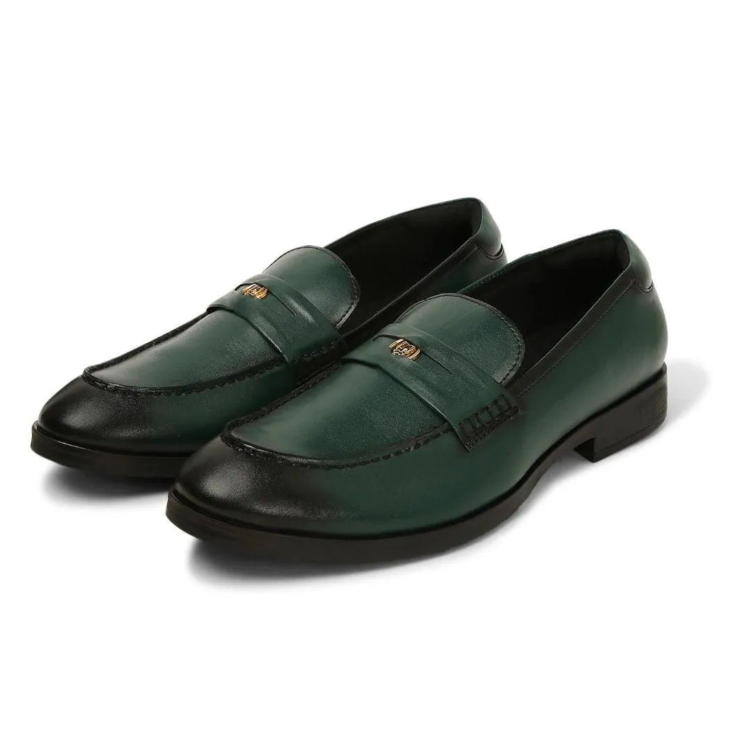 Elbono- Forest Green Penny Slip On